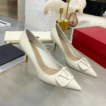 ヴァレンティノ Valentino 26-VTJ21003GQQB 2021年夏最新入荷 ガラヴァーニ Vロゴ シグネチャーパンプス ハイヒールシューズ ピンヒール
