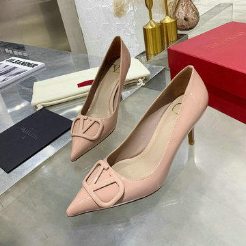 ヴァレンティノ Valentino 26-VTJ21003GQQF 2021年夏最新入荷 ガラヴァーニ Vロゴ シグネチャーパンプス ハイヒールシューズ ピンヒール