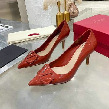 ヴァレンティノ Valentino 26-VTJ21003GQQJ 2021年夏最新入荷 ガラヴァーニ Vロゴ シグネチャーパンプス ハイヒールシューズ ピンヒール