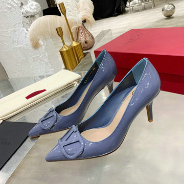 ヴァレンティノ Valentino 26-VTJ21003GQQL 2021年夏最新入荷 ガラヴァーニ Vロゴ シグネチャーパンプス ハイヒールシューズ ピンヒール