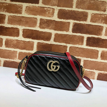 商品名称：グッチ GUCCI 057-GG447632PKR　2021年最新作 GGマーモント 斜め掛け ショルダーバッグ クロスボディバッグ カメラバッグ レディースかばん カーフレザー
