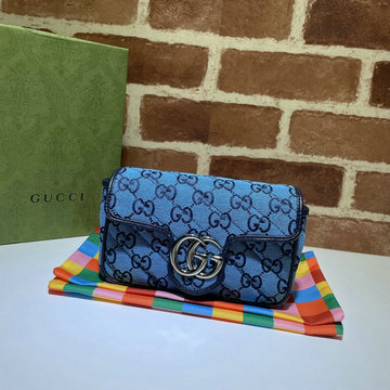商品名称：グッチ GUCCI 057-GG476433BQL　2021年最新作 GGマーモント スーパーミニ バッグ 斜め掛け ショルダーバッグ クロスボディ レディースかばん レザー
