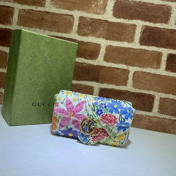 グッチ GUCCI 057-GG476433HB　2021年最新作 GGマーモント スーパーミニ バッグ 斜め掛け ショルダーバッグ クロスボディ レディースかばん レザー