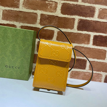 グッチ GUCCI 057-GG625571Y　2021年最新入荷 GGエンボス ミニバッグ 斜め掛け ショルダーバッグ 携帯ケース スマートフォンケース クロスボディバッグ レザー