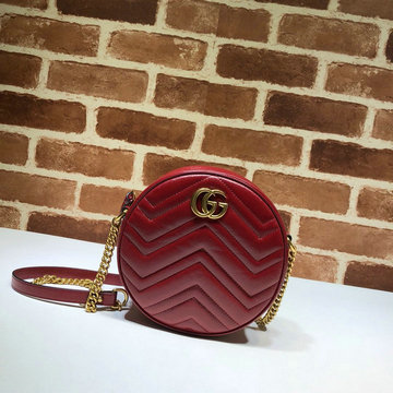商品名称：グッチ GUCCI 057-GG550154R　2021年最新作 GGマーモント ラウンド ミニバッグ 斜め掛け ショルダーバッグ イブリングバッグ クロスボディバッグ カーフスキン
