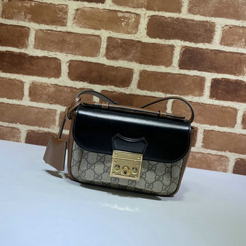 グッチ GUCCI 057-GG658487BK　2021年最新入荷 パドロック トップハンドルバッグ トートバッグ 2way 斜め掛け ショルダーバッグ クロスボディバッグ レディースかばん