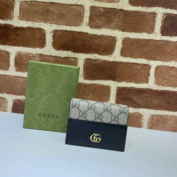 グッチ GUCCI 057-GG658610K　2021年最新入荷 GGマーモント カードケース ウォレット 二つ折り短財布 名刺れ コインケース 小銭入れ