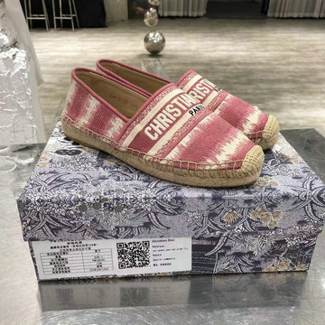 クリスチャンディオール CHRISTIAN DIOR 26-CDJ21024TC　2021年夏最新入荷 エスパドリーユシューズ パンプス フラットシューズ レディースシューズ キャンパス