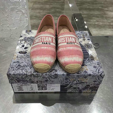クリスチャンディオール CHRISTIAN DIOR 26-CDJ21024TF　2021年夏最新入荷 エスパドリーユシューズ パンプス フラットシューズ レディースシューズ キャンパス