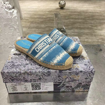 クリスチャンディオール CHRISTIAN DIOR 26-CDJ21023TL　2021年夏最新入荷 エスパドリーユミュール スリッパ ぺたんこシューズ フラットシューズ レディースシューズ