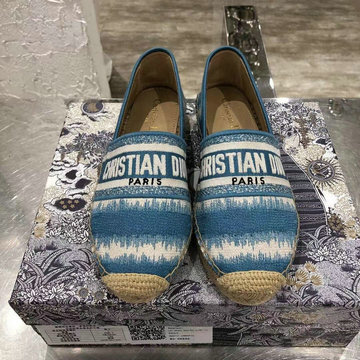 クリスチャンディオール CHRISTIAN DIOR 26-CDJ21024TL　2021年夏最新入荷 エスパドリーユシューズ パンプス フラットシューズ レディースシューズ キャンパス