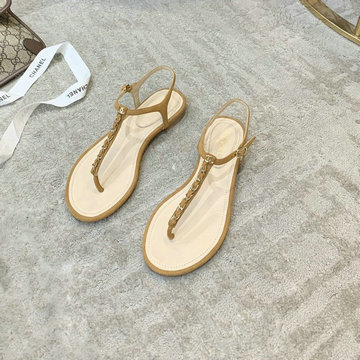 シャネル CHANEL 26-CHJ21036Q　2021年夏最新入荷 スリングバック フリップフロップ ビーチサンダル サマーサンダル フラットシューズ レディースシューズ