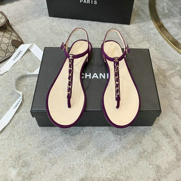 シャネル CHANEL 26-CHJ21036Z　2021年夏最新入荷 スリングバック フリップフロップ ビーチサンダル サマーサンダル フラットシューズ レディースシューズ