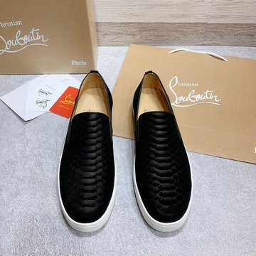 クリスチャンルブタン CHRISTIAN LOUBOUTIN 26-CLJ21023　2021年夏最新入荷 スニーカー リベット付き ローファーシューズ カジュアルシューズ ユニセックス 男女兼用