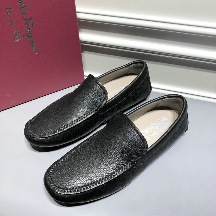 サルヴァトーレ フェラガモ FERRAGAMO 26-FLJ21004　2021年春夏最新入荷 ローファーシューズ 紳士靴 フラットシューズ 皮靴 メンズシューズ レザー