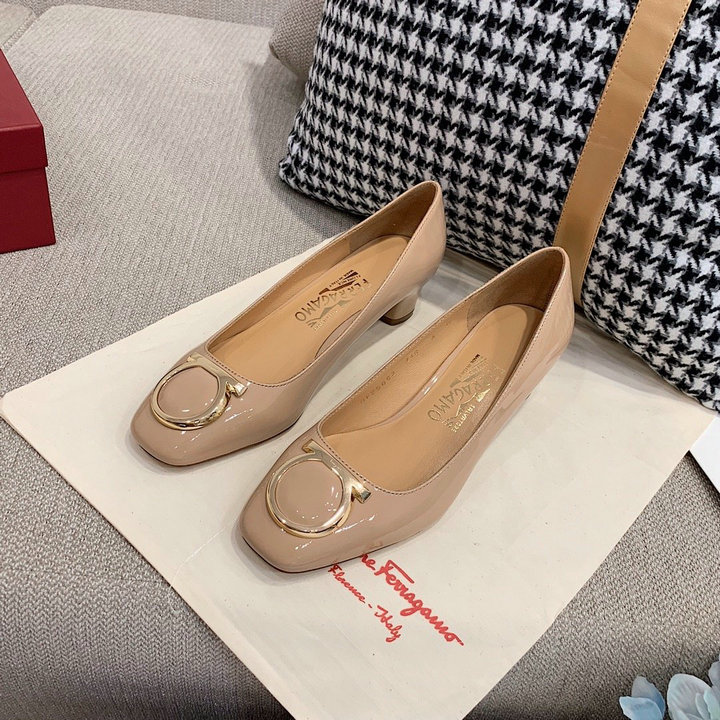 商品名称：サルヴァトーレ フェラガモ FERRAGAMO 26-FLJ21012D　2021年夏最新入荷 バレリーナシューズ ローヒールシューズ パンプス レディースシューズ