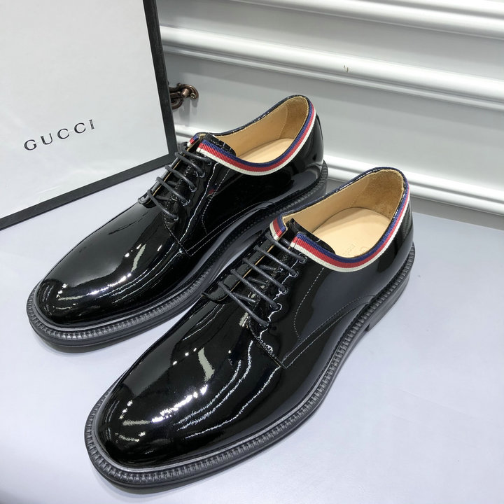 グッチ GUCCI 26-GGJ21006Q　2021年夏最新入荷 レースアップシューズ ローファーシューズ 紳士靴 メンズシューズ