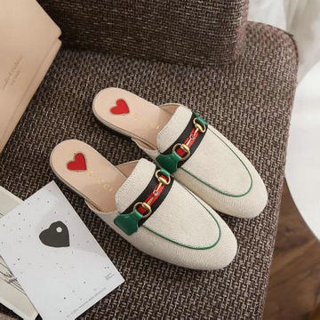 グッチ GUCCI 26-GGJ21013B　2021年夏最新入荷 プリンスタウン ウィメンズ スリッパ ホースビット付き サマーサンダル ぺたんこミュール レディースシューズ