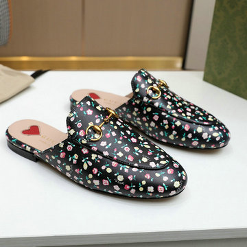 商品名称：グッチ GUCCI 26-GGJ21013N　2021年夏最新入荷 プリンスタウン フラワープリント ウィメンズ スリッパ ホースビット付き サマーサンダル ぺたんこミュール