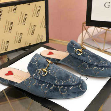 グッチ GUCCI 26-GGJ21013R　2021年夏最新入荷 プリンスタウン ウィメンズ スリッパ ホースビット付き サマーサンダル ぺたんこミュール レディースシューズ