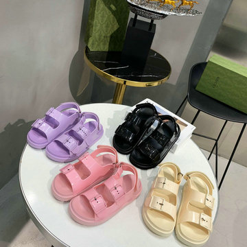 商品名称：グッチ GUCCI 26-GGJ21017　2021年夏最新入荷 ミニ ダブルG付き ウィメンズ サンダル ベルクロ クロージャー サマーサンダル 厚底シューズ レディースシューズ