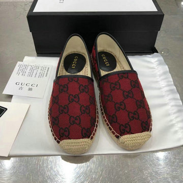 グッチ GUCCI 26-GGJ21018QR　2021年夏最新入荷 エスパドリーユシューズ フラットシューズ レディースシューズ