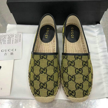 グッチ GUCCI 26-GGJ21018QY　2021年夏最新入荷 エスパドリーユシューズ フラットシューズ レディースシューズ