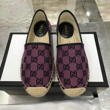 グッチ GUCCI 26-GGJ21018QZ　2021年夏最新入荷 エスパドリーユシューズ フラットシューズ レディースシューズ