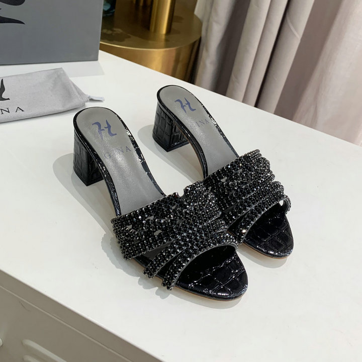 ジーナ GINA 26-GNJ21001QK　2021年夏最新入荷 UTAH ユタ ローヒールサンダル チャンキーヒール サマーサンダル ミュール スリッパ