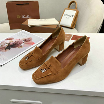 ロロ ピアーナ Loro Piana 26-LPJ21004GJ　2021年夏最新入荷 サマー チャーム ウォーク モカシン ローヒールシューズ ローファー レディースシューズ