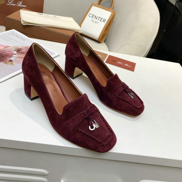 ロロ ピアーナ Loro Piana 26-LPJ21004GR　2021年夏最新入荷 サマー チャーム ウォーク モカシン ローヒールシューズ ローファー レディースシューズ