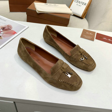 ロロ ピアーナ Loro Piana 26-LPJ21004PZ　2021年夏最新入荷 サマー チャーム ウォーク モカシン フラットシューズ ローファー レディースシューズ