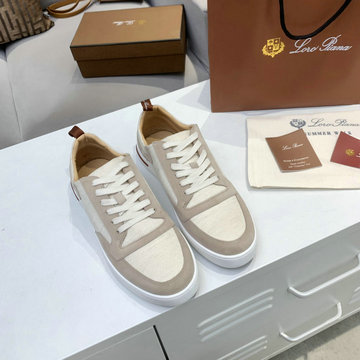 ロロ ピアーナ Loro Piana 26-LPJ21005B　2021年夏最新入荷 ニューポート ウォーク スニーカー レースアップシューズ メンズ カジュアルシューズ