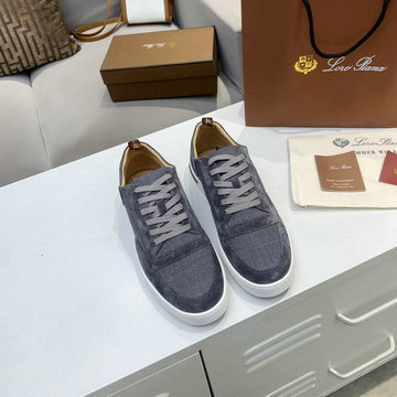 ロロ ピアーナ Loro Piana 26-LPJ21005H　2021年夏最新入荷 ニューポート ウォーク スニーカー レースアップシューズ メンズ カジュアルシューズ