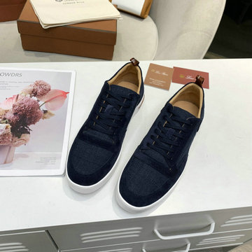 ロロ ピアーナ Loro Piana 26-LPJ21005L　2021年夏最新入荷 ニューポート ウォーク スニーカー レースアップシューズ メンズ カジュアルシューズ
