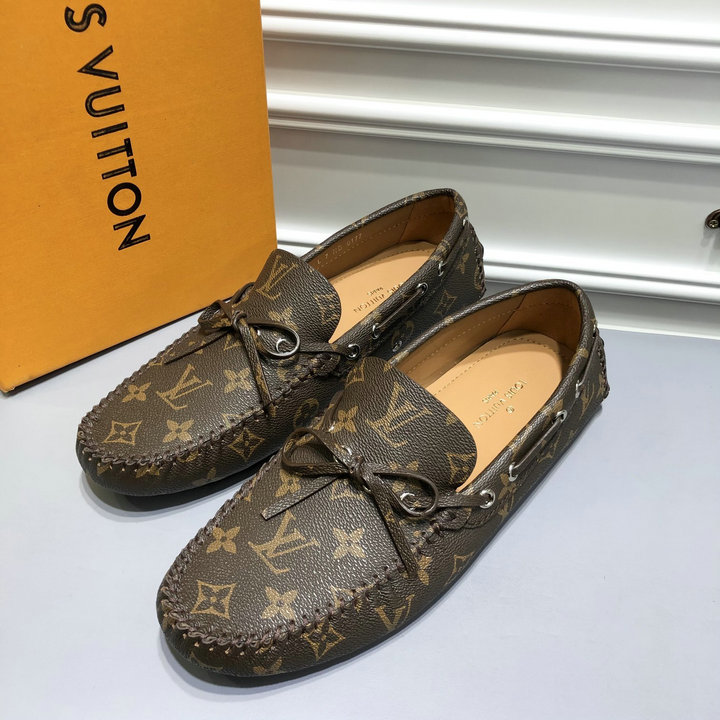 ルイヴィトン LOUISVUITTON 26-LVJ21013H　2021年夏最新入荷 アリゾナ ライン ローファー フラットシューズ メンズシューズ 靴