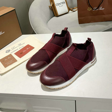 ロロ ピアーナ Loro Piana 26-LPJ21006J　2021年夏最新入荷 オープン ウォーク ニット アンクルブーツ スニーカー カジュアルシューズ 男女兼用