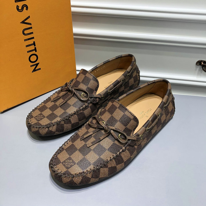 ルイヴィトン LOUISVUITTON 26-LVJ21013G　2021年夏最新入荷 アリゾナ ライン ローファー フラットシューズ メンズシューズ 靴