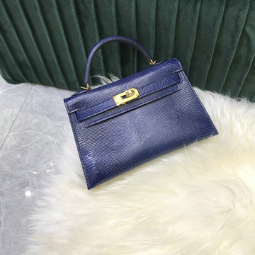 商品名称：エルメス HERMES 063-HKL19XQJBL  2021年最新入荷 ミニケリー トートバッグ トップハンドルバッグ ハンドバッグ レディースかばん リザード革