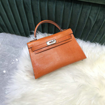 商品名称：エルメス HERMES 063-HKL19XQYCS  2021年最新入荷 ミニケリー トートバッグ トップハンドルバッグ ハンドバッグ レディースかばん リザード革