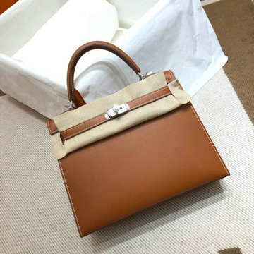 エルメス HERMES 063-HKL25BYJZ 2021年最新入荷 ケリー トートバッグ トップハンドルバッグ ハンドバッグ レディースかばん Barenia革
