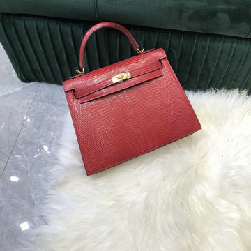 商品名称：エルメス HERMES 063-HKL25XQJRD 2021年最新入荷 ケリー トートバッグ トップハンドルバッグ ハンドバッグ レディースかばん リザード革