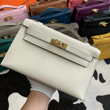 エルメス HERMES 063-HKLP22SWJBS 2021年最新入荷 ミニ ケリー ポシェット トートバッグ トップハンドルバッグ ハンドバッグ 手持ちかばん レディースかばん swift革