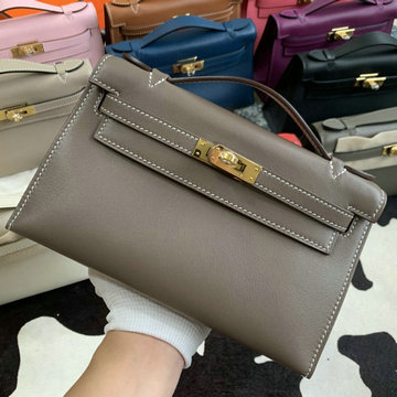 商品名称：エルメス HERMES  063-HKLP22SWJDH 2021年最新入荷 ミニ ケリー ポシェット トートバッグ トップハンドルバッグ ハンドバッグ 手持ちかばん レディースかばん swift革
