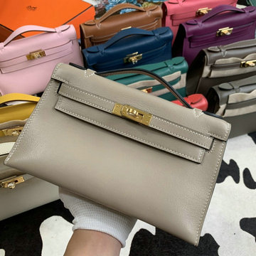 商品名称：エルメス HERMES 063-HKLP22SWJFH2021年最新入荷 ミニ ケリー ポシェット トートバッグ トップハンドルバッグ ハンドバッグ 手持ちかばん レディースかばん swift革