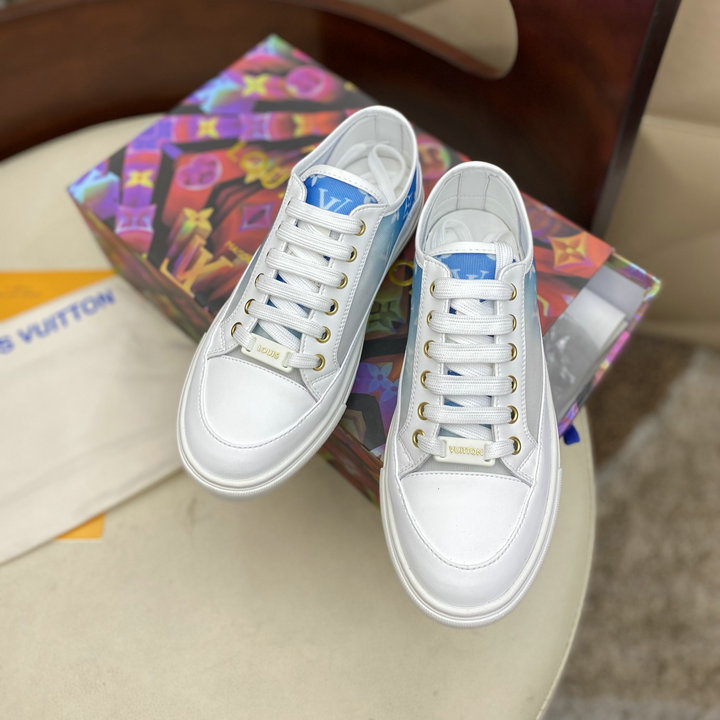 商品名称：ルイヴィトン LOUISVUITTON 26-LVJ21020　2021年夏最新入荷 スニーカー レースアップシューズ レディースシューズ カジュアルシューズ