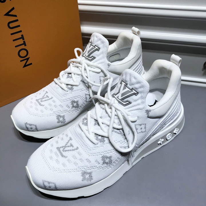 ルイヴィトン LOUISVUITTON 26-LVJ21028C　2021年夏最新入荷 スニーカー レースアップシューズ 男女兼用 カジュアルシューズ