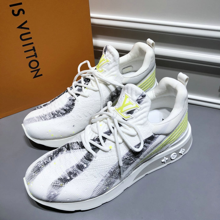 商品名称：ルイヴィトン LOUISVUITTON 26-LVJ21028T　2021年夏最新入荷 スニーカー レースアップシューズ 男女兼用 カジュアルシューズ