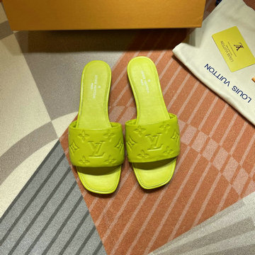 ルイヴィトン LOUISVUITTON 26-LVJ21031YH　2021年夏最新入荷 リバイバル ライン ミュール スライドサンダル スリッパ フラットミュール レディースシューズ
