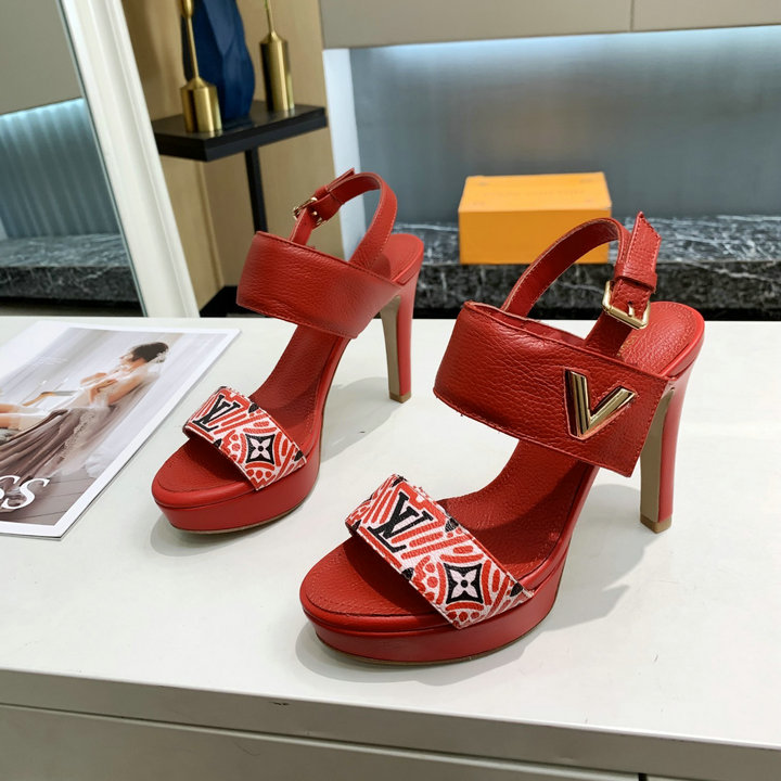 商品名称：ルイヴィトン LOUISVUITTON 26-LVJ21032P　2021年夏最新入荷 ハイヒールシューズ サマーサンダル ピンヒール スリングバックサンダル レディースシューズ